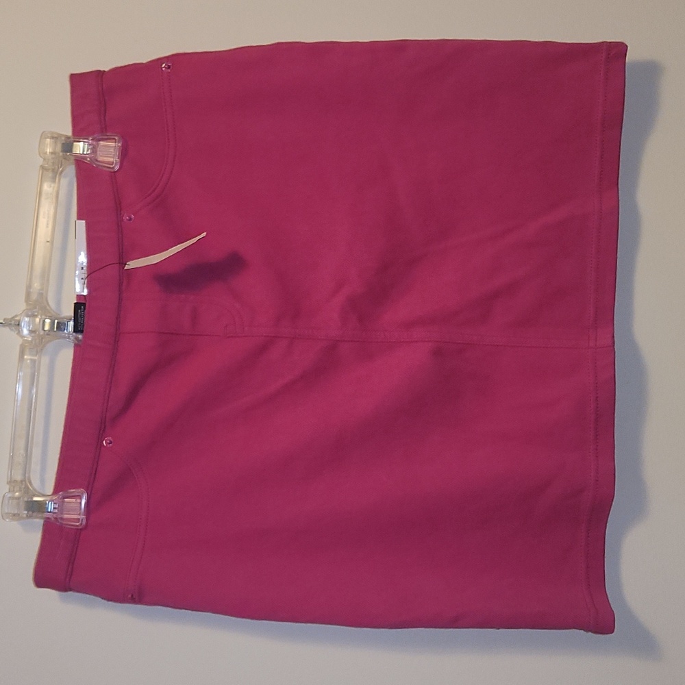 Pink mini skirt